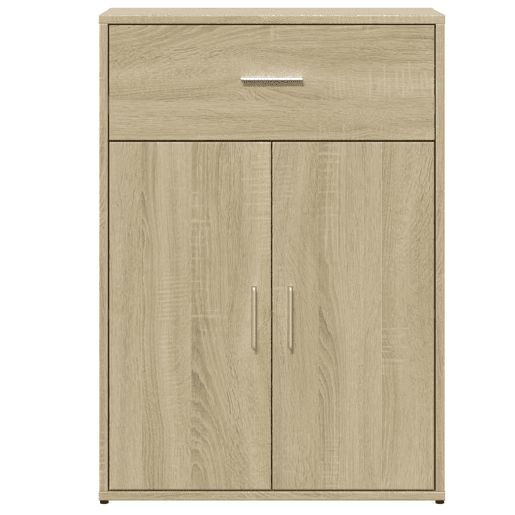 Aparadores - Bufetes - Móveis de apoio 2 pcs 60x30x84 cm derivados madeira carvalho sonoma pt5227