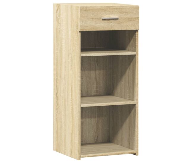Aparador - mueble de almacenamiento de madera de ingeniería roble sonoma 40x42,5x93 cm es3735