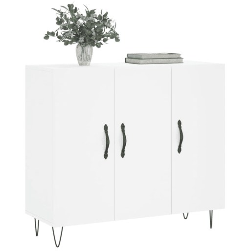Aparador - Bufete - Móvei de apoio 90x34x80 cm derivados de madeira branco pt3216