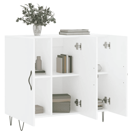 Aparador - Bufete - Móvei de apoio 90x34x80 cm derivados de madeira branco pt3216