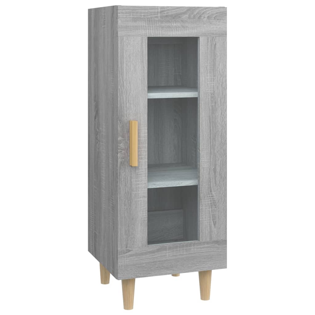 Aparador - Mueble de almacenamiento 34 Roble/ Gris