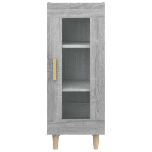 Aparador - Bufete - Móvei de apoio 34,5x34x90 cm derivados de madeira sonoma cinzento pt4436