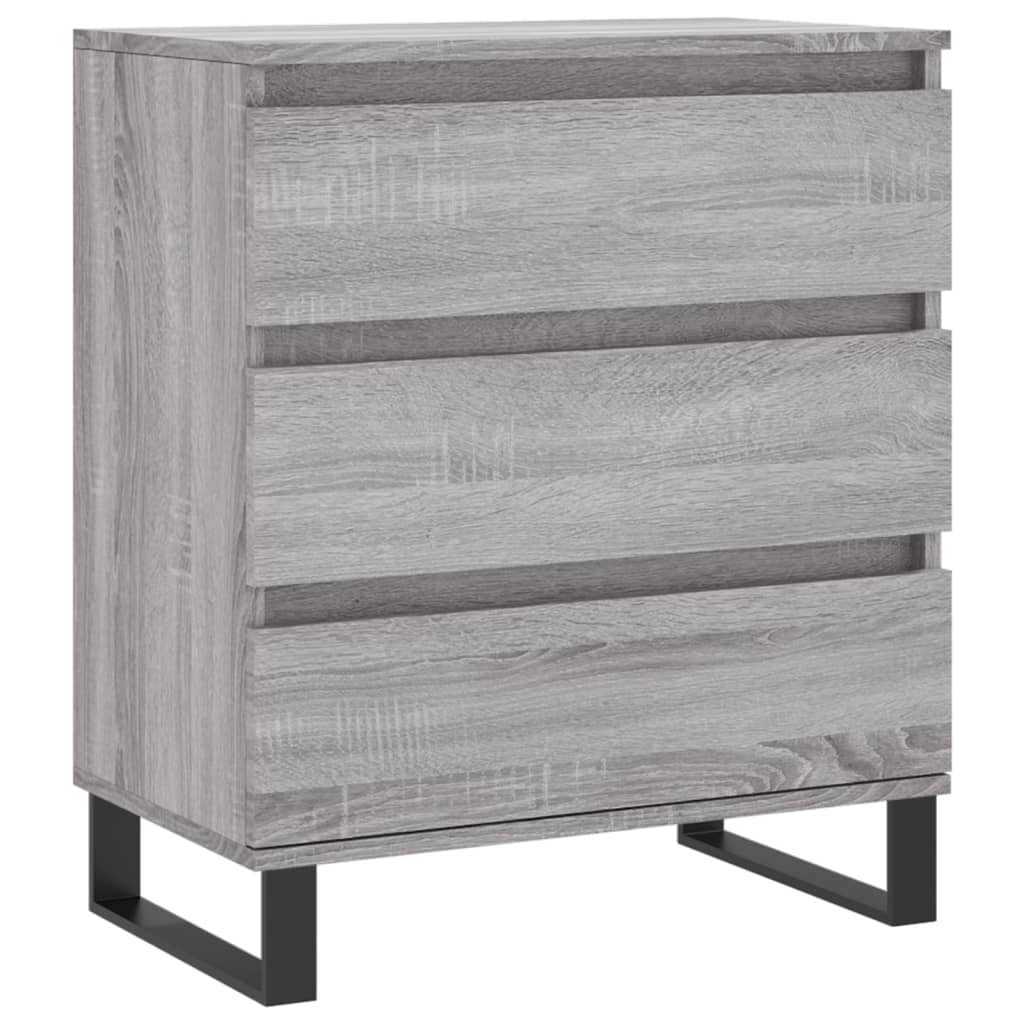 Aparador - Mueble de almacenamiento 60 Roble/ Gris
