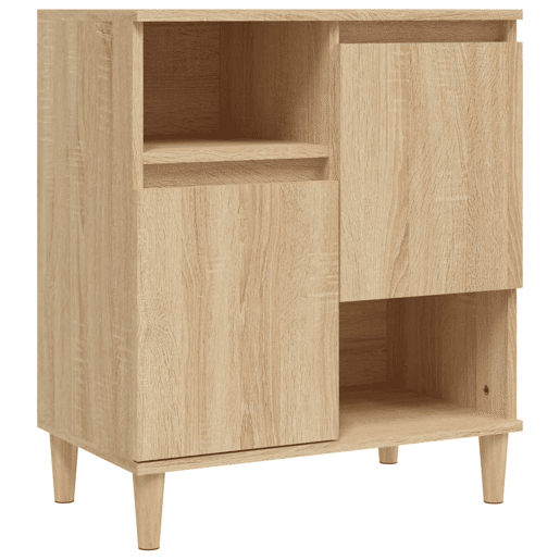 Aparadores - Bufetes - Móveis de apoio 2 pcs 60x35x70 cm derivados madeira carvalho sonoma pt5165
