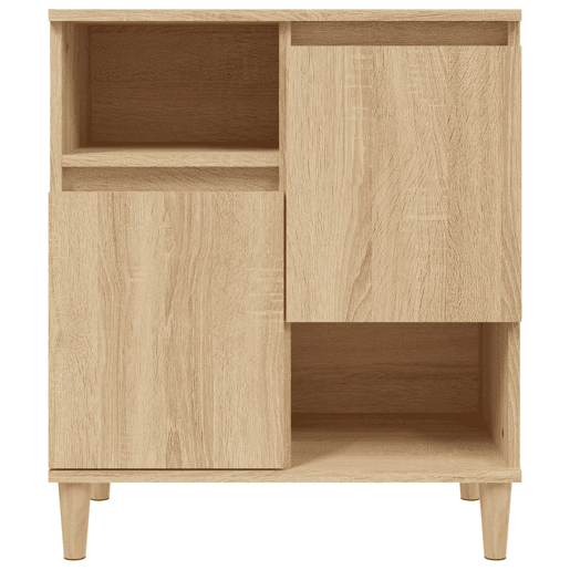 Aparadores - Bufetes - Móveis de apoio 2 pcs 60x35x70 cm derivados madeira carvalho sonoma pt5165
