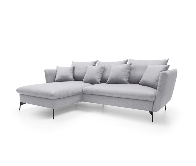 Sofá esquinero viton 258x167x91 gris