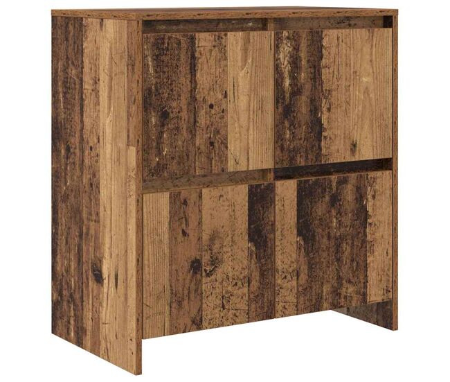 Aparador - mueble de almacenamiento madera vieja 70 x 41 x 75 cm madera de ingeniería es4720