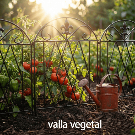 Outsunny Conjunto de 4 Cercas de Jardim em Metal 125x56 cm Cercas Decorativas para Jardim com Design Arqueado Resistentes e Fáceis de Instalar para Horta Pátio Terraço Relvado Preto