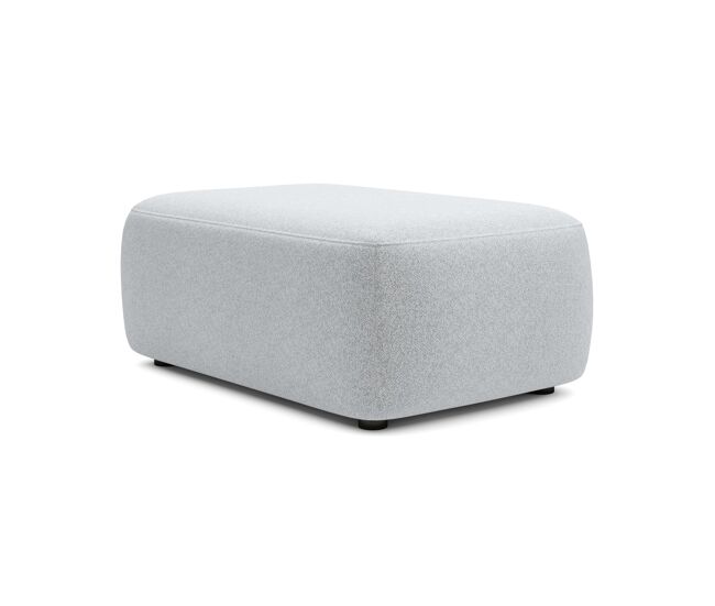 Puf bouli 100x68x42 gris