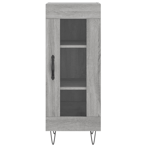 Aparador - Bufete - Móvei de apoio 34,5x34x90 cm derivados de madeira sonoma cinzento pt4452