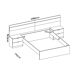 Conjunto de dormitorio Pack Bianca cabecero + mesitas + aro + Conjunto de dormitorio Pack Bianca cabecero + mesitas + aro + Blanco