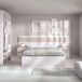Conjunto de dormitorio Pack Bianca cabecero + mesitas + aro + Conjunto de dormitorio Pack Bianca cabecero + mesitas + aro + Blanco