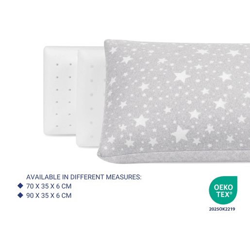 Almofada Juventude 70x35 - 6 CM - Viscoelástico. Removível e lavável. ergonômico. seu primeiroalmofada Almofada Juventude 70x35 - 6 CM - Viscoelástico. Removível e lavável. ergonômico. seu primeiroalmofada