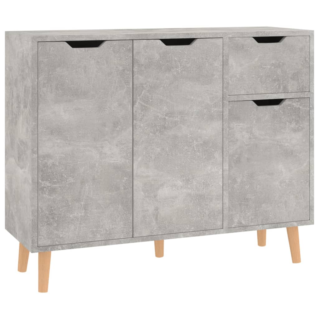 Aparador - Mueble de almacenamiento 90 Gris