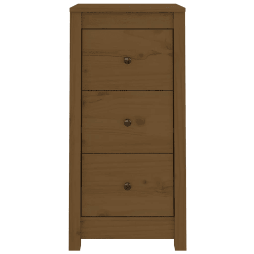 Aparadores - Bufetes - Móveis de apoio 2 pcs 40x35x80 cm pinho maciço castanho mel pt5248