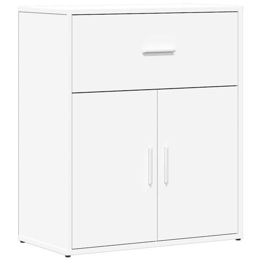Aparadores - Bufetes - Móveis de apoio 2 pcs 60x31x70 cm derivados de madeira branco pt3110
