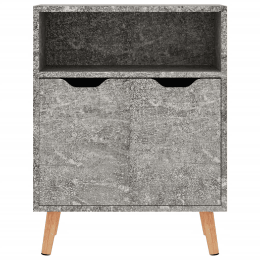 Aparador - Bufete - Móvei de apoio 60x30x72 cm derivados de madeira cinza cimento pt3308