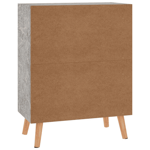 Aparador - Bufete - Móvei de apoio 60x30x72 cm derivados de madeira cinza cimento pt3308