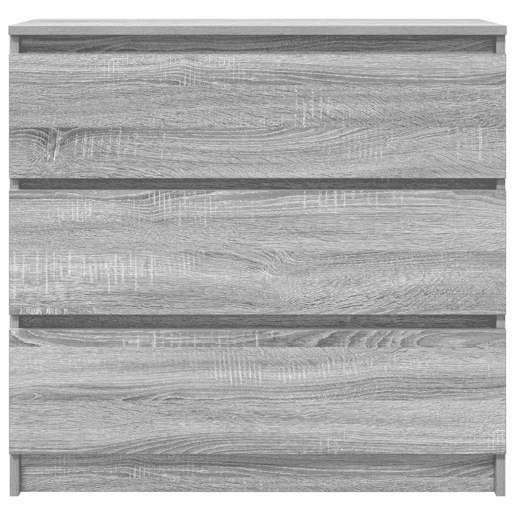 Aparador - Bufete - Móvei de apoio 80x35x76 cm derivados de madeira cinzento sonoma pt3805