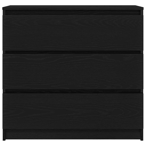 Aparador - Bufete - Móvei de apoio 80x35x76 cm derivados de madeira carvalho preto pt3829