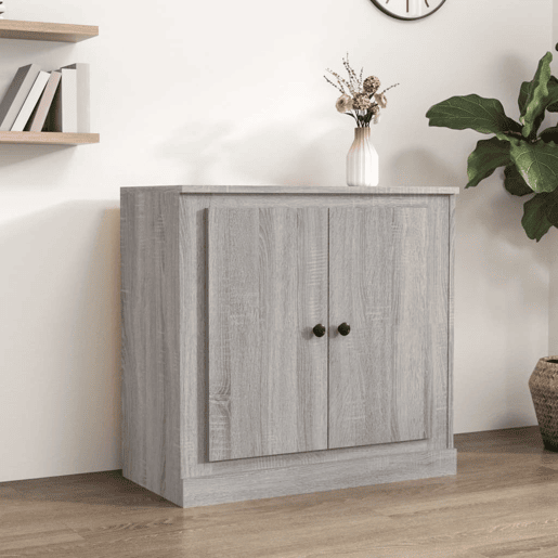 Aparador - Bufete - Móvei de apoio 70x35,5x67,5 cm derivados de madeira cinzento sonoma pt2912