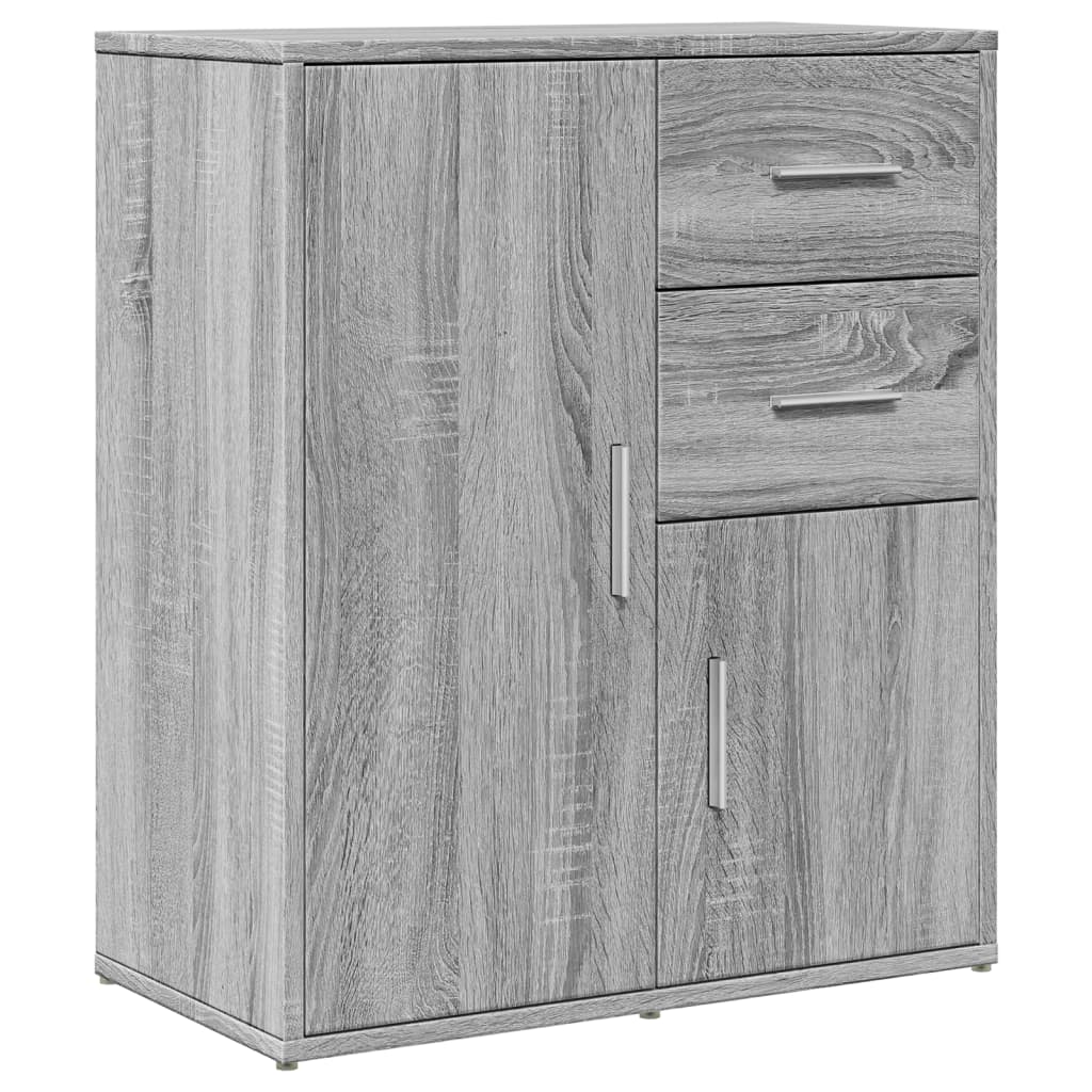 Aparador - Mueble de almacenamiento 60 Roble/ Gris