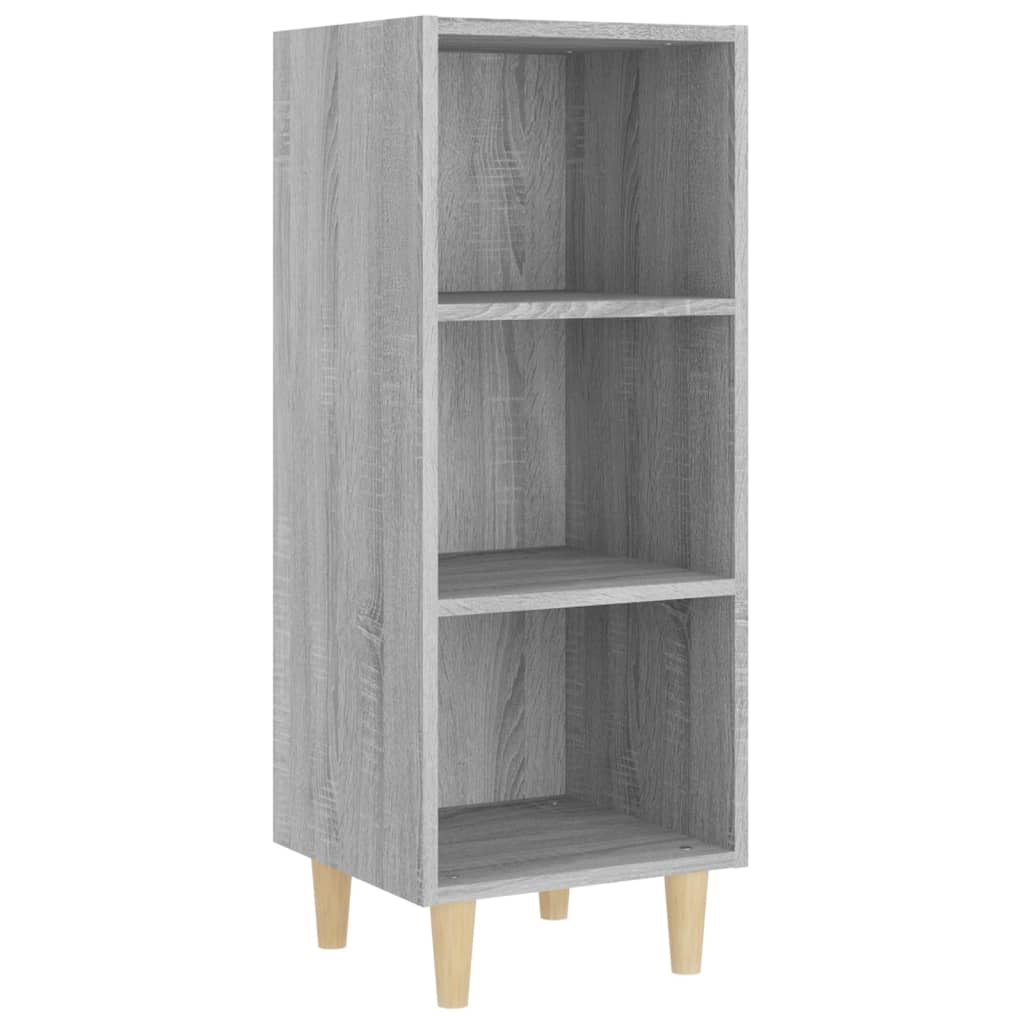 Aparador - Mueble de almacenamiento 34 Roble/ Gris