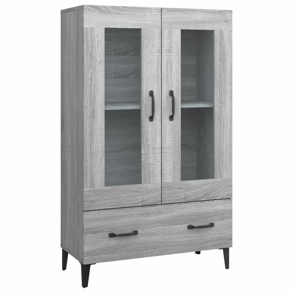 Aparador - Mueble de almacenamiento 70 Roble/ Gris