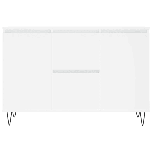 Aparador - Bufete - Móvei de apoio 101,5x35x70 cm derivados de madeira branco pt3137
