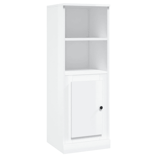Aparador - Bufete - Móvei de apoio alto 36x35,5x103,5 cm deriv. madeira branco brilhante pt4218