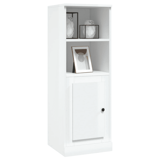 Aparador - Bufete - Móvei de apoio alto 36x35,5x103,5 cm deriv. madeira branco brilhante pt4218