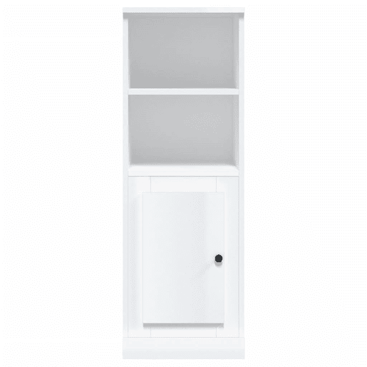 Aparador - Bufete - Móvei de apoio alto 36x35,5x103,5 cm deriv. madeira branco brilhante pt4218
