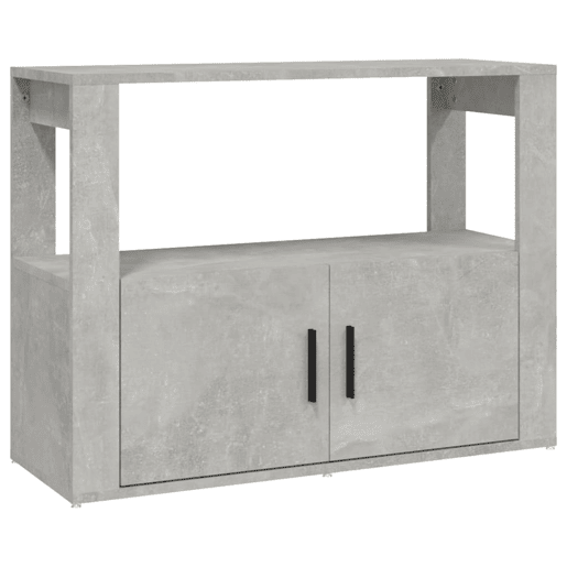 Aparador - Bufete - Móvei de apoio 80x30x60 cm derivados de madeira cinzento cimento pt2841