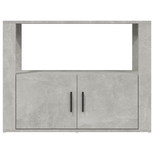 Aparador - Bufete - Móvei de apoio 80x30x60 cm derivados de madeira cinzento cimento pt2841