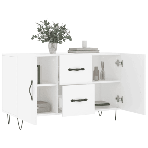 Aparador - Bufete - Móvei de apoio 100x36x60 cm derivados de madeira branco pt3131