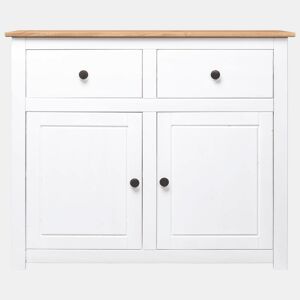 Aparador - Bufete - Móvei de apoio 93x40x80 cm pinho maciço Panama branco pt4011
