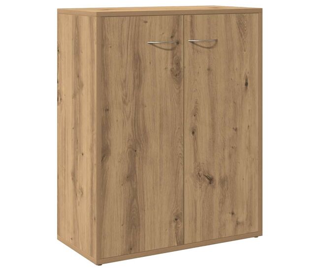 Aparador - mueble de almacenamiento de madera de ingeniería roble artisan 60x30x75 cm es3681