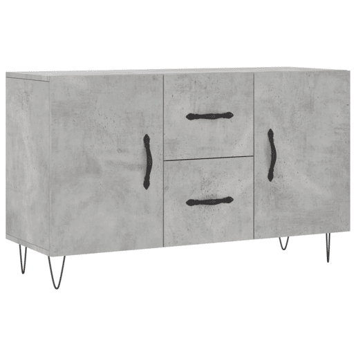 Aparador - Bufete - Móvei de apoio 100x36x60 cm derivados de madeira cinzento cimento pt3274