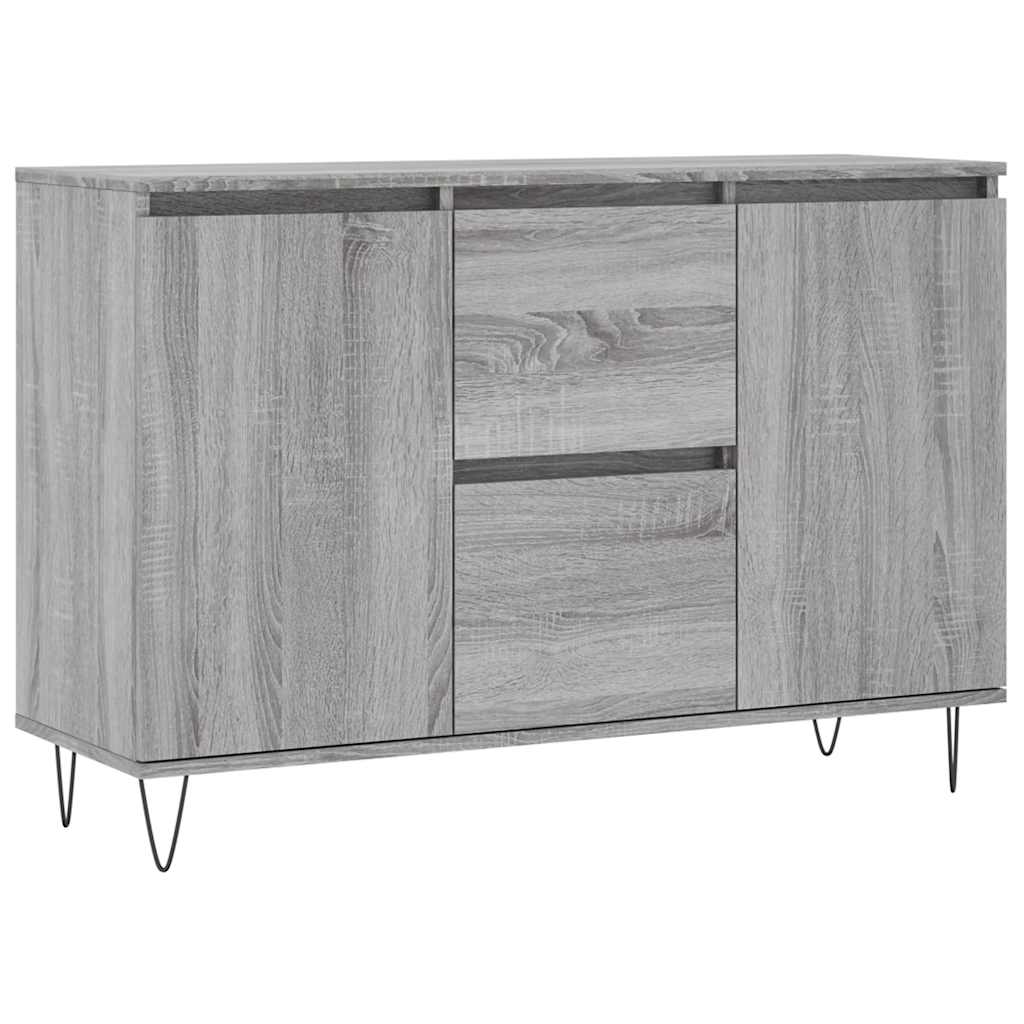 Aparador - Mueble de almacenamiento 101 Roble/ Gris