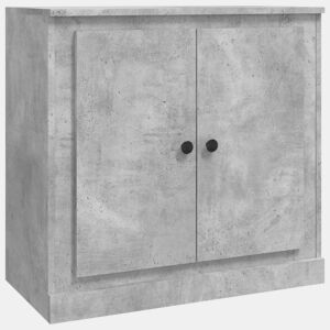Aparador - Bufete - Móvei de apoio 70x35,5x67,5 cm derivados de madeira cinzento cimento pt2830