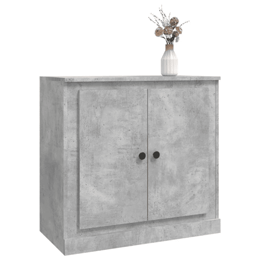 Aparador - Bufete - Móvei de apoio 70x35,5x67,5 cm derivados de madeira cinzento cimento pt2830