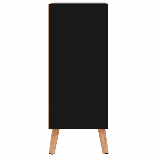 Aparador - Bufete - Móvei de apoio 60x30x72 cm derivados de madeira preto brilhante pt3567