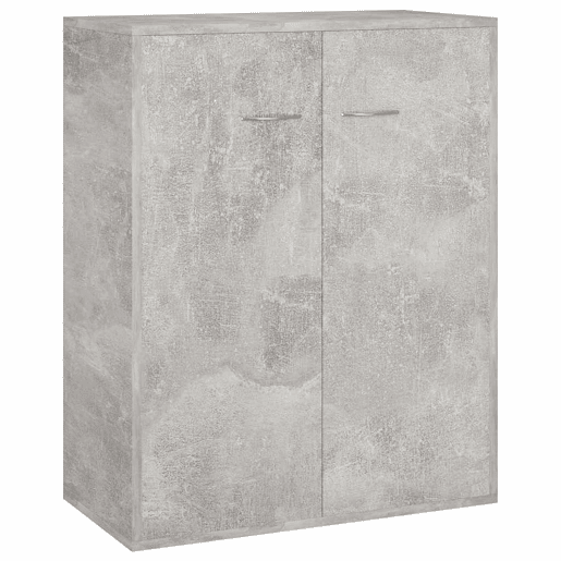Aparador - Bufete - Móvei de apoio 60x30x75 cm contraplacado cinzento cimento pt2789