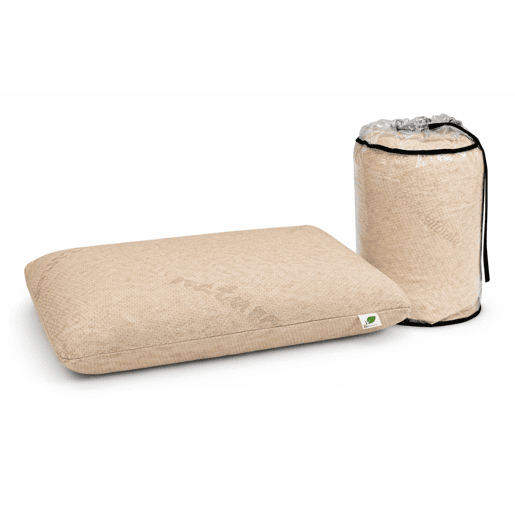 Almofada Látex 100% Algodão e linho 70X40 - Viscoelástico. Removível e lavável. ergonômico. 100% algodão e linho