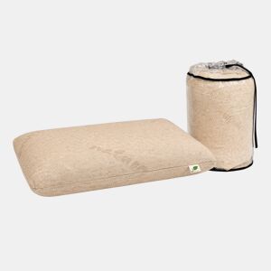Almofada Látex 100% Algodão e linho 70X40 - Viscoelástico. Removível e lavável. ergonômico. 100% algodão e linho