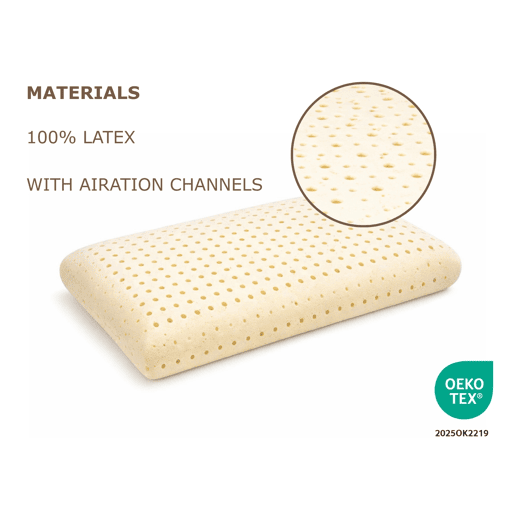 Almofada Látex 100% Algodão e linho 70X40 - Viscoelástico. Removível e lavável. ergonômico. 100% algodão e linho