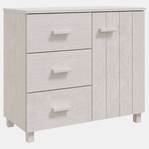 Aparador - Bufete - Móvei de apoio HAMAR 90x40x80 cm pinho maciço branco pt4112