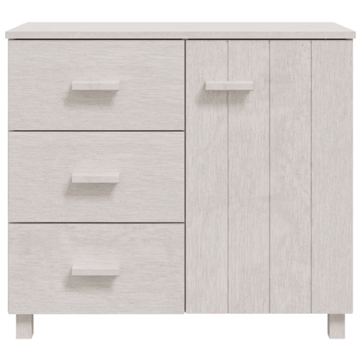 Aparador - Bufete - Móvei de apoio HAMAR 90x40x80 cm pinho maciço branco pt4112
