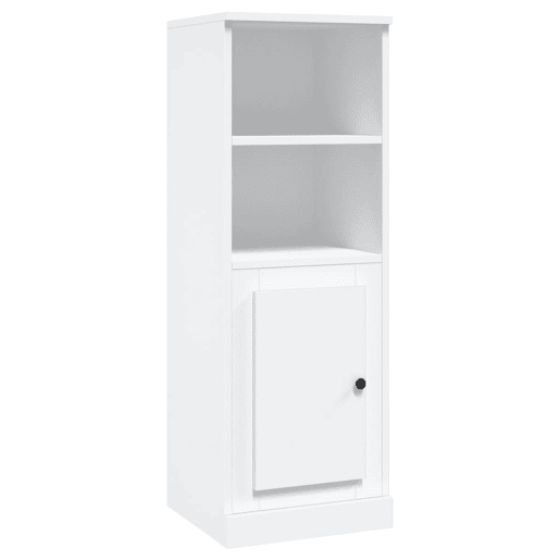 Armário alto - Bufete - Móvel de apoio 36x35,5x103,5 cm derivados de madeira branco pt615