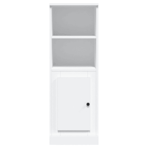 Armário alto - Bufete - Móvel de apoio 36x35,5x103,5 cm derivados de madeira branco pt615
